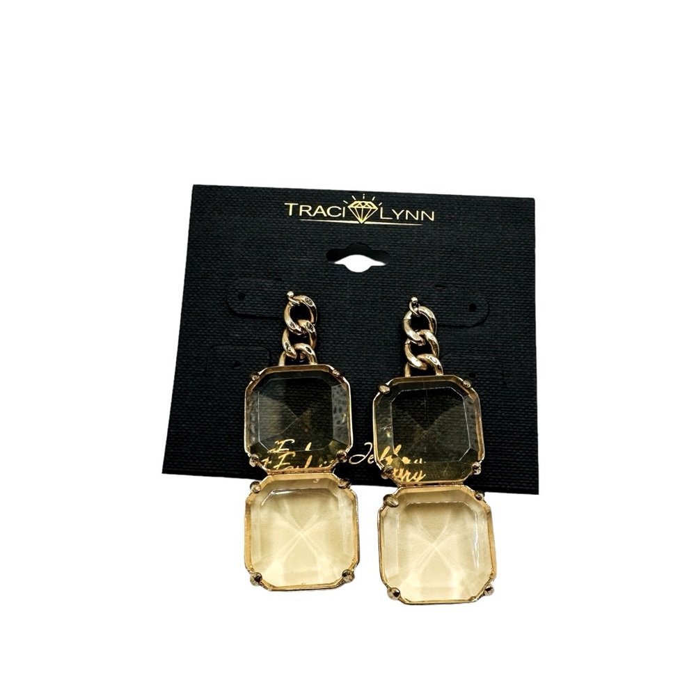 TRACI LYNN FASHION JEWELRY  Ice Earrings. Super Nice 🤩